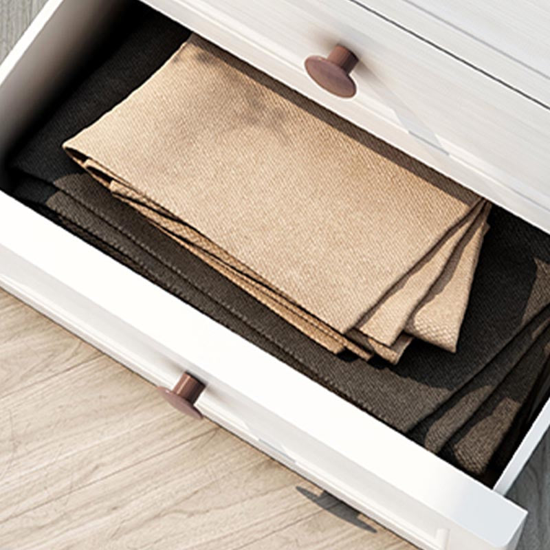 Plastic Home Non-Hanging Armoire Contemporary Style Cabinet with Drawers