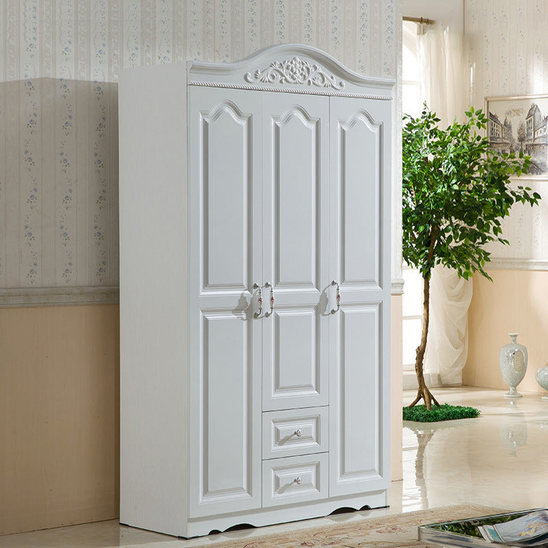 Manufactured Wood White Storage Cabinet French Country Cabinet with Drawers