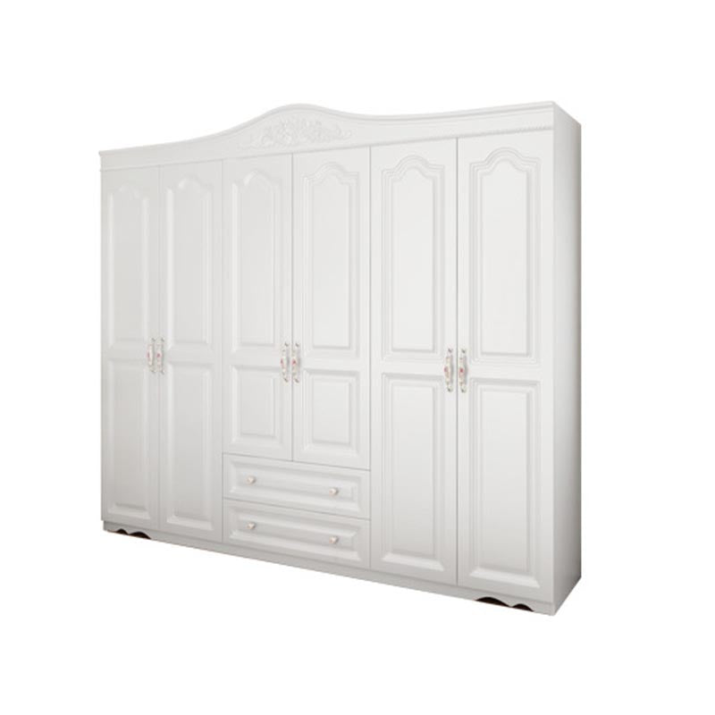 Manufactured Wood White Storage Cabinet French Country Cabinet with Drawers
