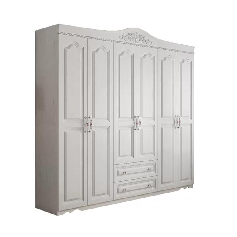 Manufactured Wood White Storage Cabinet French Country Cabinet with Drawers