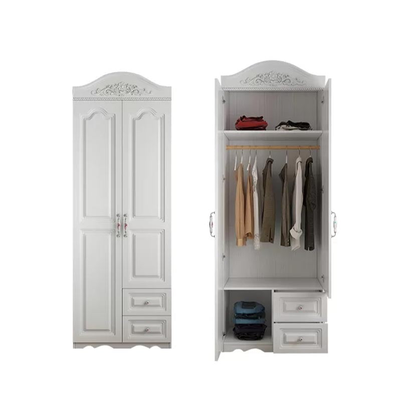 Manufactured Wood White Storage Cabinet French Country Cabinet with Drawers