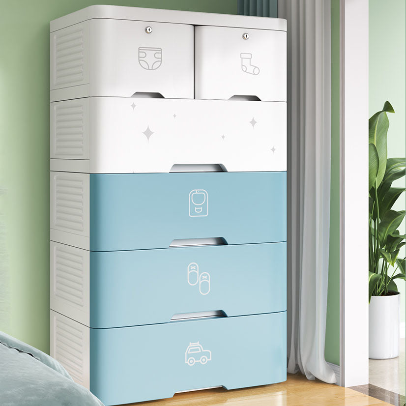 Non-Hanging Armoire Wardrobe Cabinet Plastic Storage Cabinet