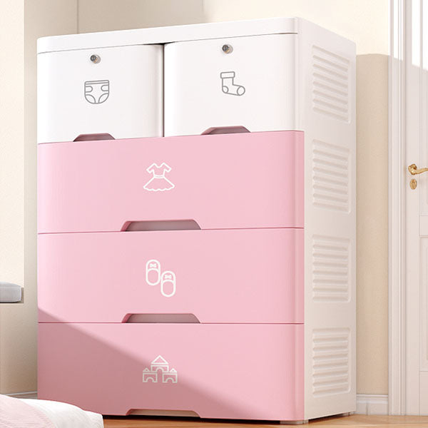 Non-Hanging Armoire Wardrobe Cabinet Plastic Storage Cabinet