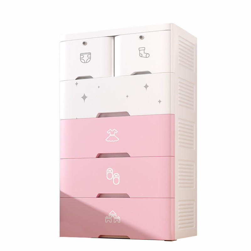 Non-Hanging Armoire Wardrobe Cabinet Plastic Storage Cabinet