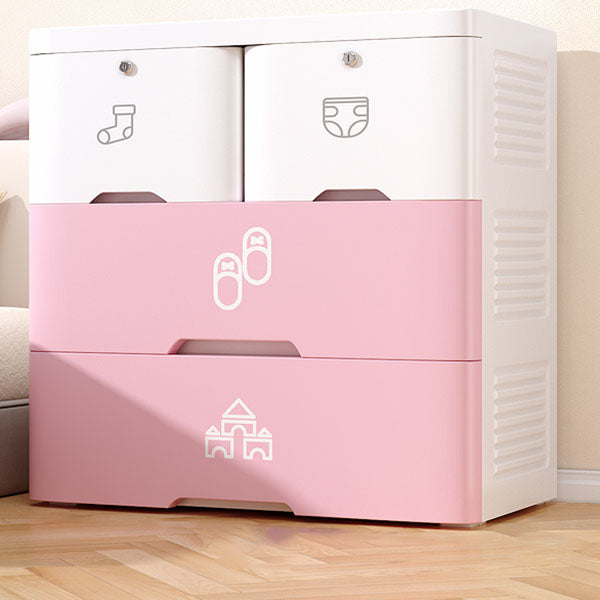 Non-Hanging Armoire Wardrobe Cabinet Plastic Storage Cabinet