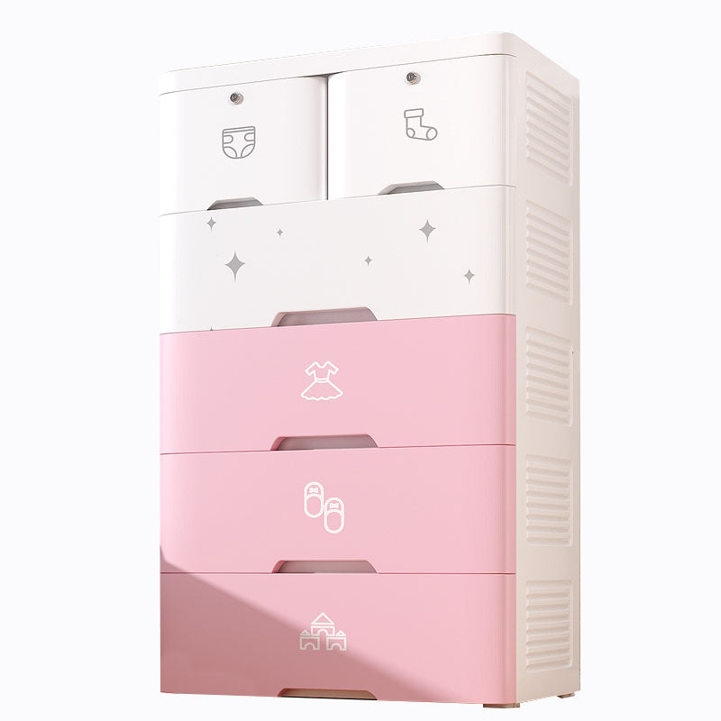 Non-Hanging Armoire Wardrobe Cabinet Plastic Storage Cabinet