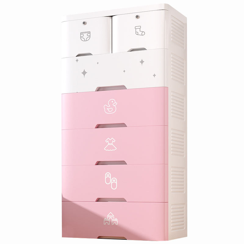 Non-Hanging Armoire Wardrobe Cabinet Plastic Storage Cabinet