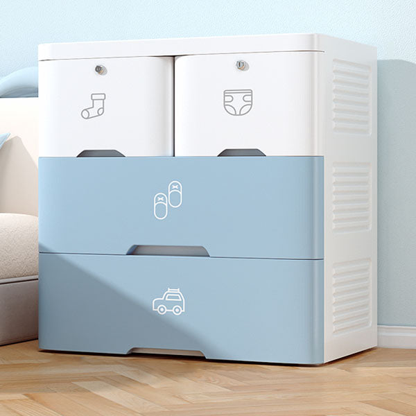 Non-Hanging Armoire Wardrobe Cabinet Plastic Storage Cabinet