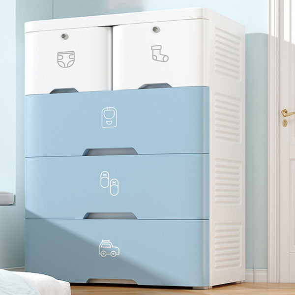 Non-Hanging Armoire Wardrobe Cabinet Plastic Storage Cabinet