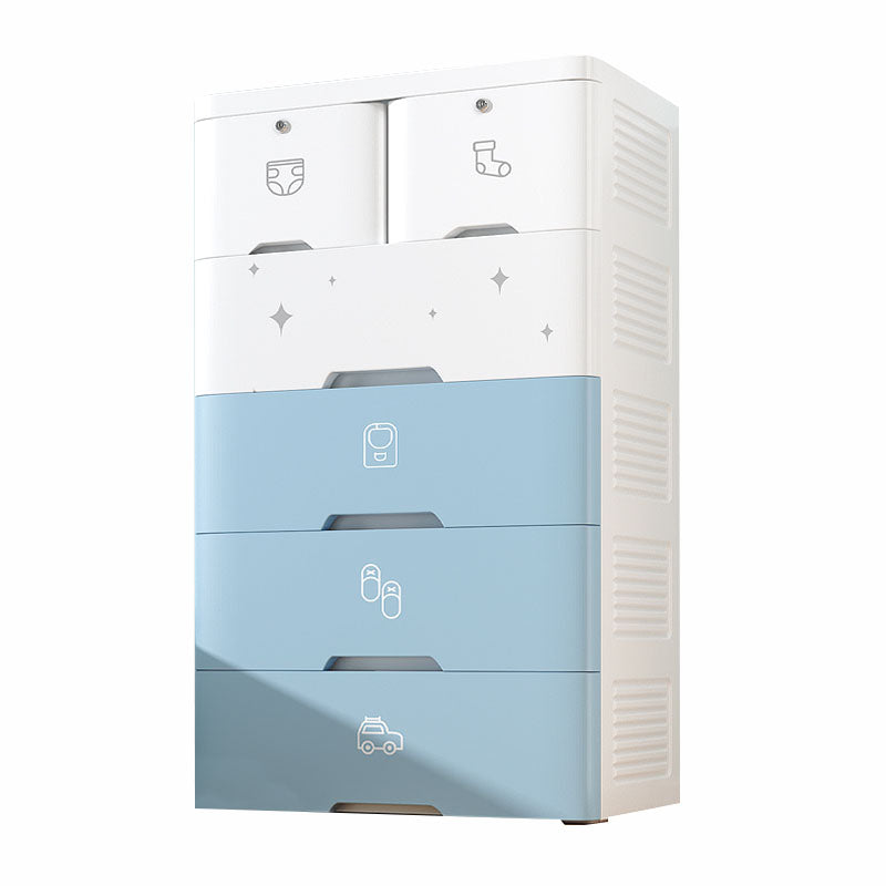 Non-Hanging Armoire Wardrobe Cabinet Plastic Storage Cabinet