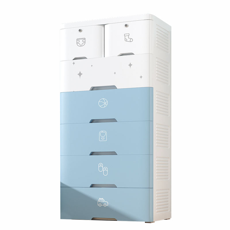Non-Hanging Armoire Wardrobe Cabinet Plastic Storage Cabinet