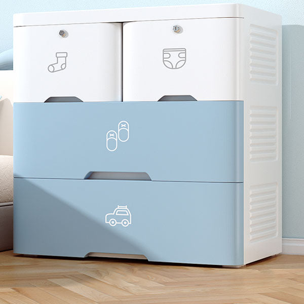 Non-Hanging Armoire Wardrobe Cabinet Plastic Storage Cabinet