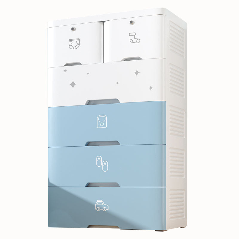 Non-Hanging Armoire Wardrobe Cabinet Plastic Storage Cabinet