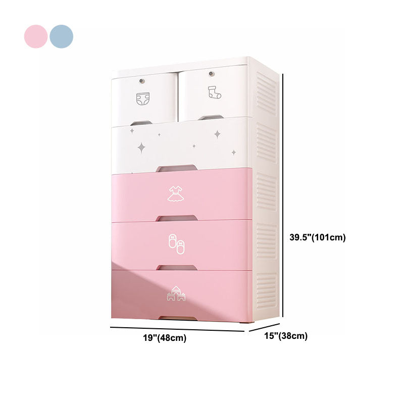 Non-Hanging Armoire Wardrobe Cabinet Plastic Storage Cabinet