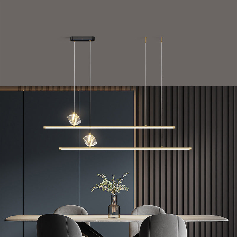 Creative Hanging Island Light Metal LED Hanging Lighting Fixture for Sitting Room