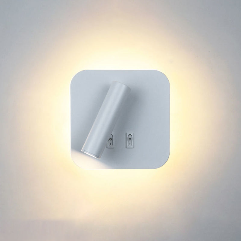Metal Wall Lights Modern Style 2 Light Wall Sconce for Bedroom