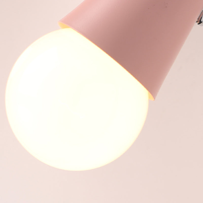 Metal Unique Shape Wall Lights Modern Style 1 Light Wall Sconce for Bedroom