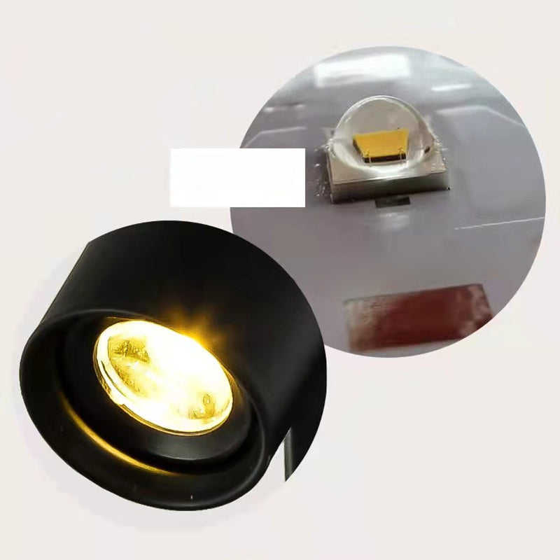 1-Light Rectangle Wall Mount Light Modern Style Metal Wall Sconce Lights