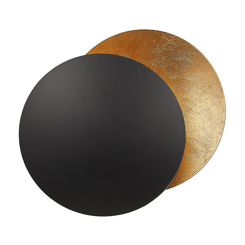 1-Light Disk Wall Mount Light Modern Style Metal Wall Sconce Lights