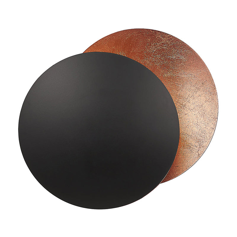 1-Light Disk Wall Mount Light Modern Style Metal Wall Sconce Lights