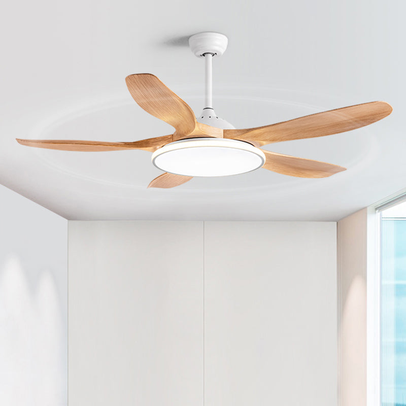 Unique Shape Metal Ceiling Fan Lights Kids Style 2 Light Ceiling Fan Lamps for Living Room