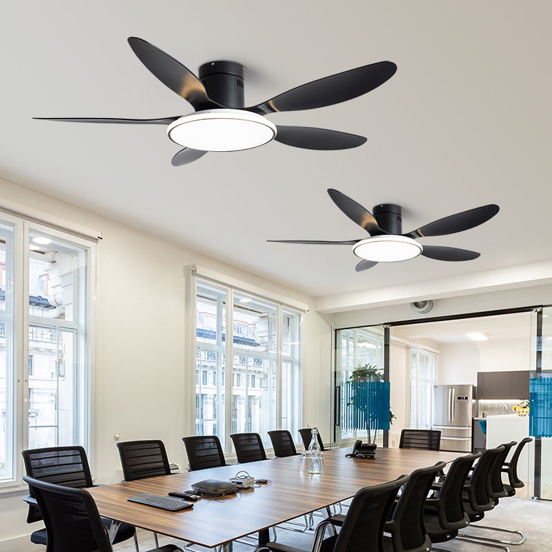 Unique Shape Metal Ceiling Fan Lights Kids Style 2 Light Ceiling Fan Lamps for Living Room