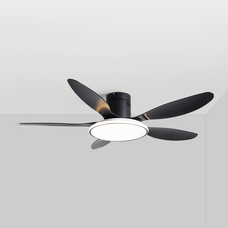 Unique Shape Metal Ceiling Fan Lights Kids Style 2 Light Ceiling Fan Lamps for Living Room