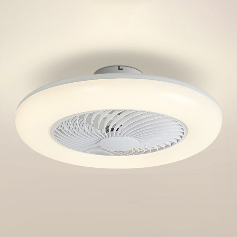 Metal Ceiling Fan Light Modern Style Ceiling Fan Light for Bedroom
