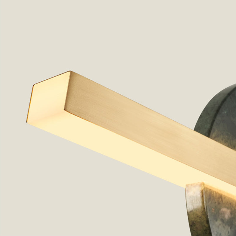 Simple Hanging Island Light Marble LED Hanging Lighting Fixture for Sitting Room