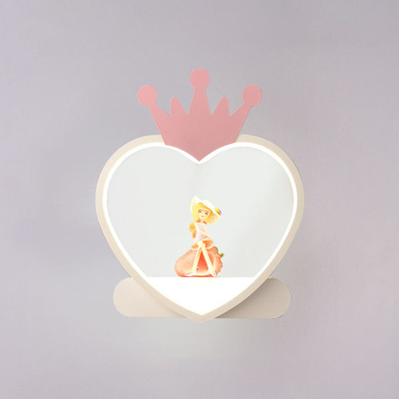 Metal Wall Lights Modern Style 1 Light Wall Sconce for Children's Room