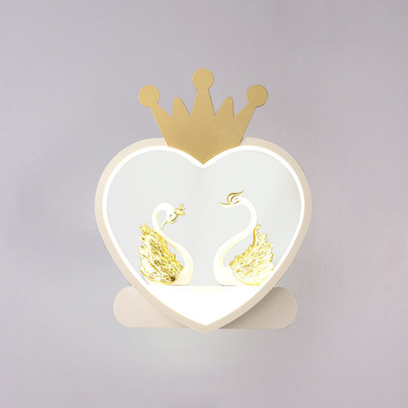 Metal Wall Lights Modern Style 1 Light Wall Sconce for Children's Room