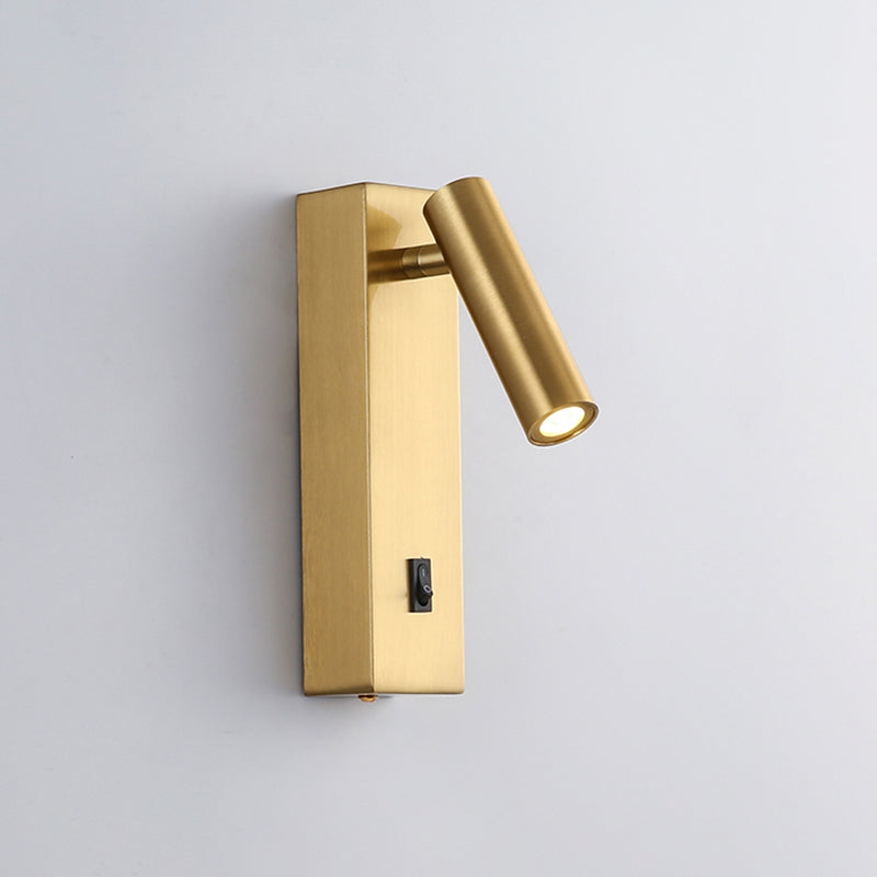 1-Light Geometric Wall Mount Light Modern Style Metal Wall Mount Lighting