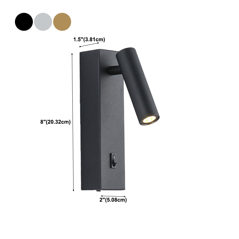 1-Light Geometric Wall Mount Light Modern Style Metal Wall Mount Lighting