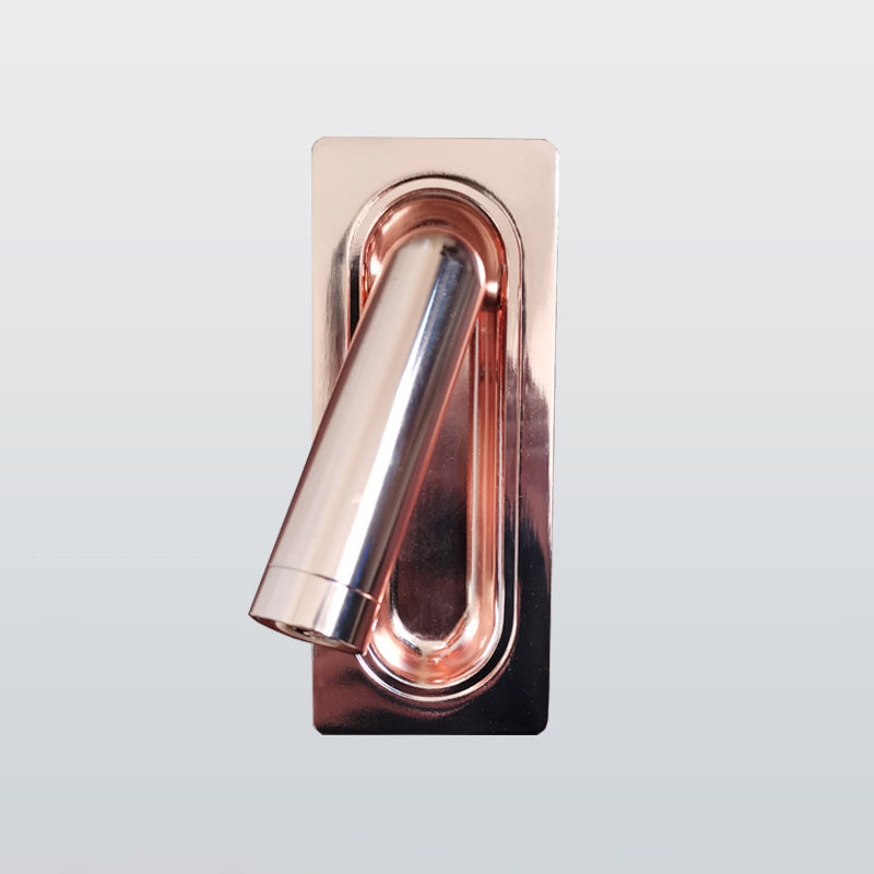 1-Light Cylinder Wall Mount Light Modern Style Metal Reading Wall Lamp