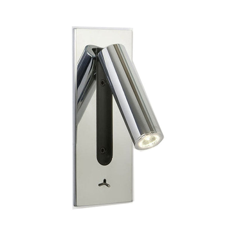 1-Light Cylindrical Wall Mount Light Modern Style Metal Reading Wall Lamp