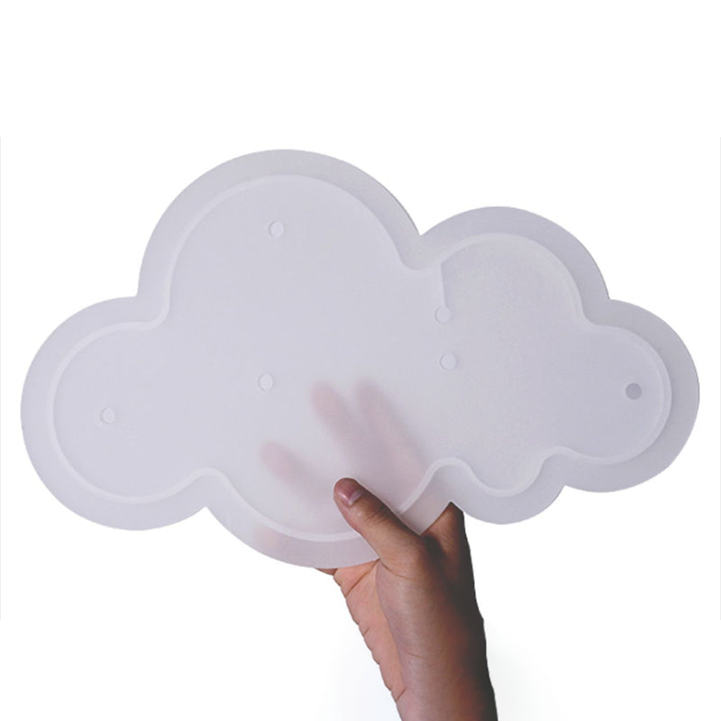 Kids Multicolor Wall Sconce Cloud Metal Wall Light Fixture for Bedroom