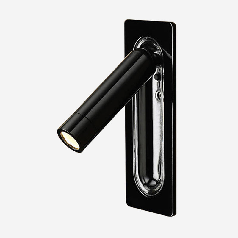 1-Light Geometric Wall Mount Light Modern Style Metal Reading Wall Lamp