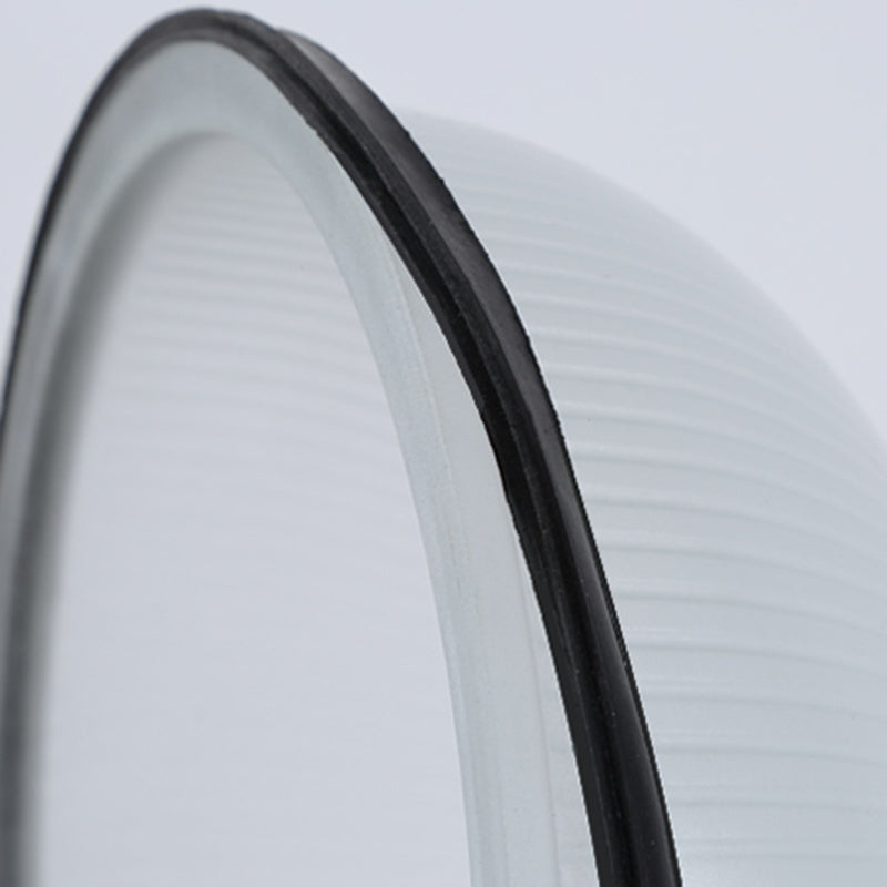 Industrial Metal Wall Sconce Geometric Shape Wall Light with Glass Shade for Living Room