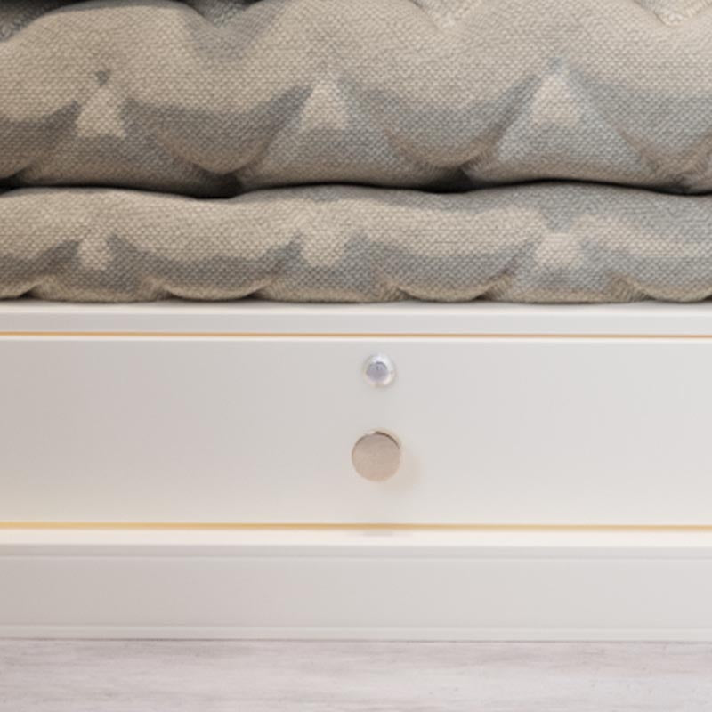 White Wardrobe Cabinet Engineered Wood Wardrobe Armoire for Home