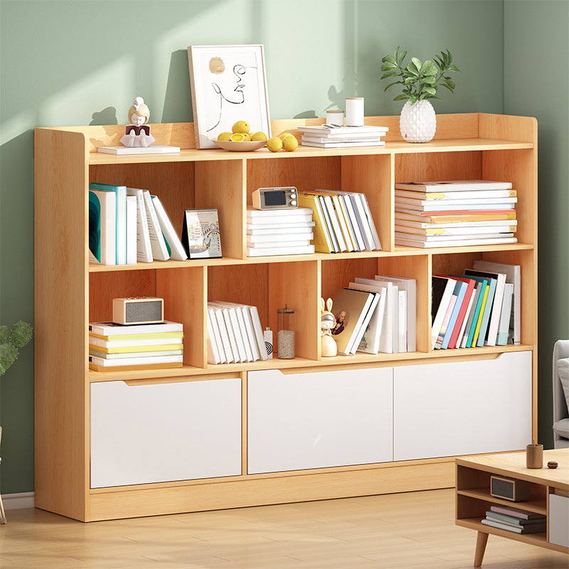 Scandinavian Engineer Wood Bookshelf 7.8" W Bookshelf for Home