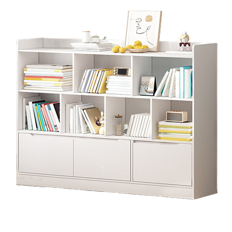 Scandinavian Engineer Wood Bookshelf 7.8" W Bookshelf for Home