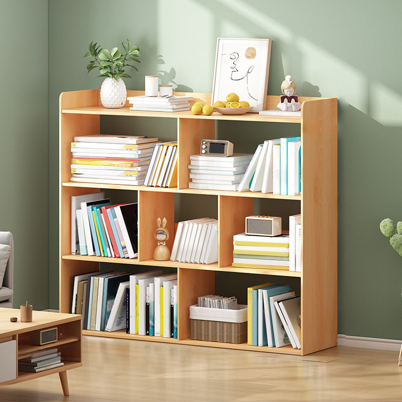 Scandinavian Engineer Wood Bookshelf 7.8" W Bookshelf for Home