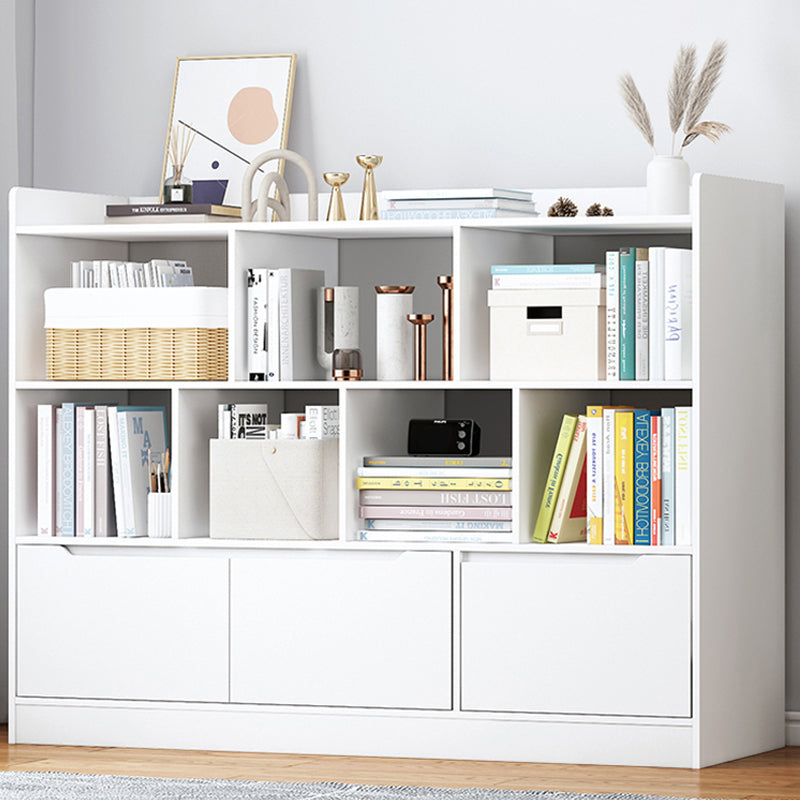 Scandinavian Engineer Wood Bookshelf 7.8" W Bookshelf for Home