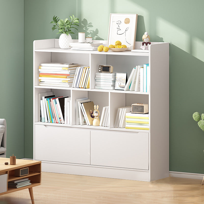 Scandinavian Engineer Wood Bookshelf 7.8" W Bookshelf for Home