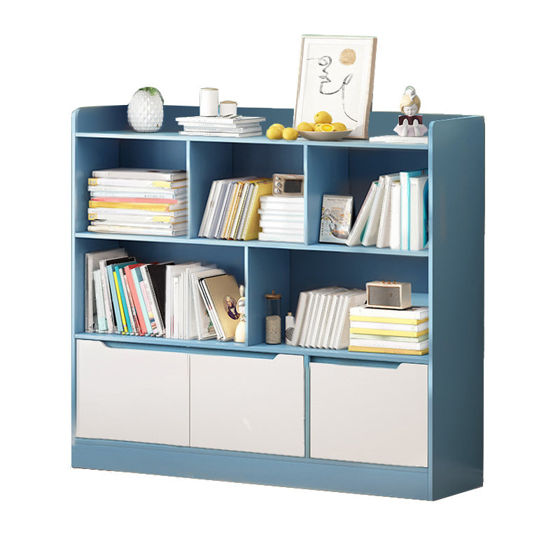 Scandinavian Engineer Wood Bookshelf 7.8" W Bookshelf for Home