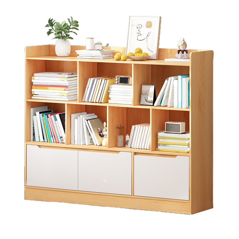 Scandinavian Engineer Wood Bookshelf 7.8" W Bookshelf for Home