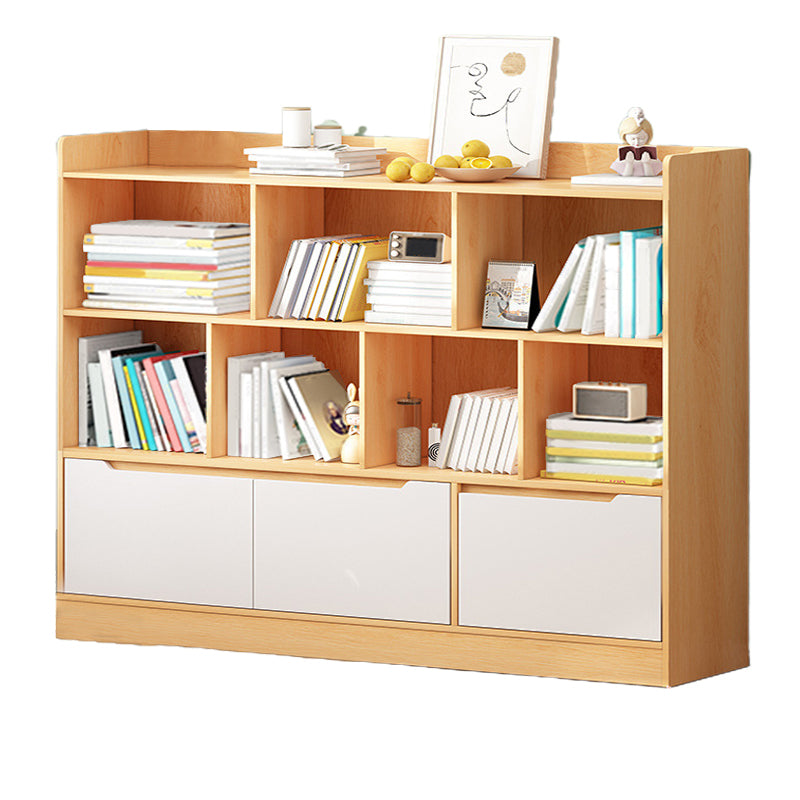 Scandinavian Engineer Wood Bookshelf 7.8" W Bookshelf for Home