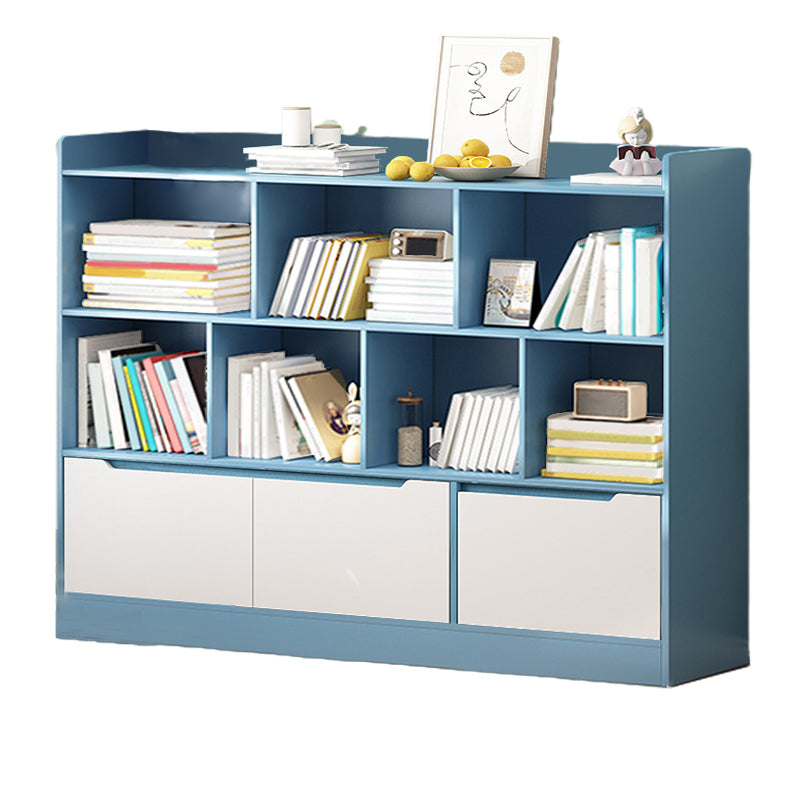 Scandinavian Engineer Wood Bookshelf 7.8" W Bookshelf for Home