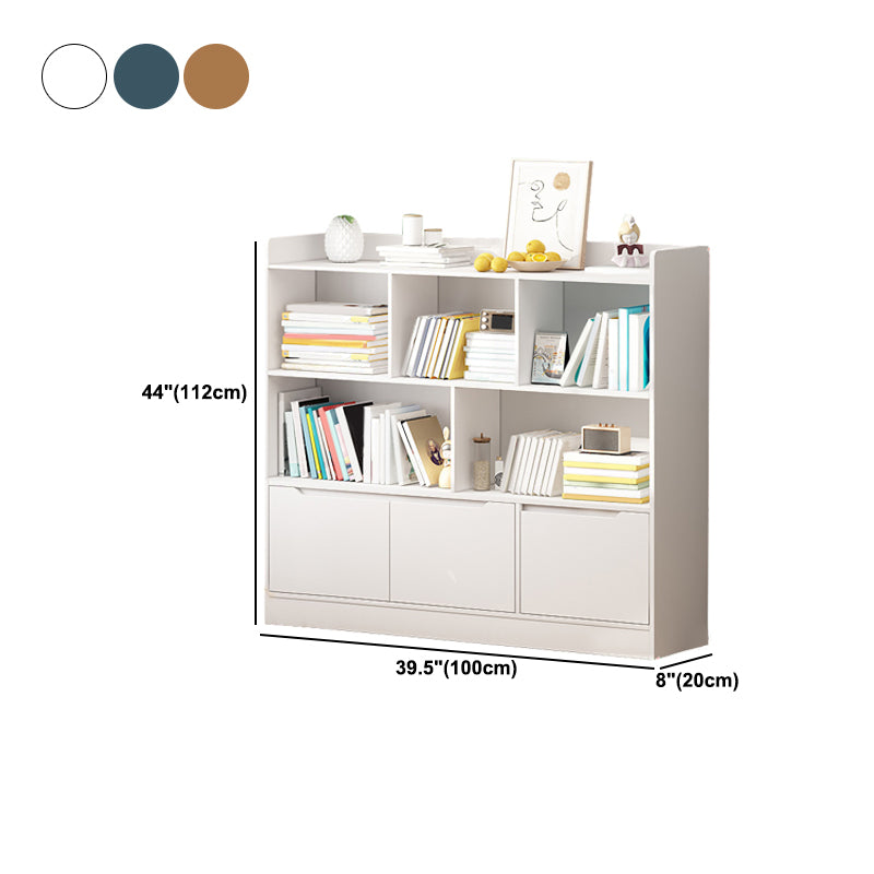 Scandinavian Engineer Wood Bookshelf 7.8" W Bookshelf for Home