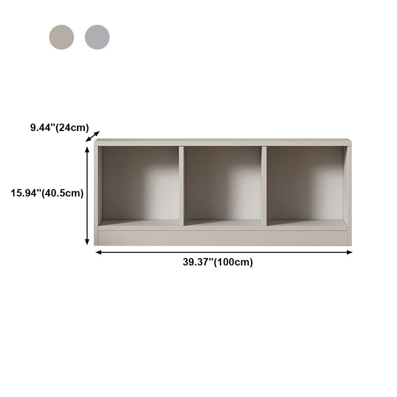 Contemporary Style Wood Bookshelf Closed Back Bookcase for Office